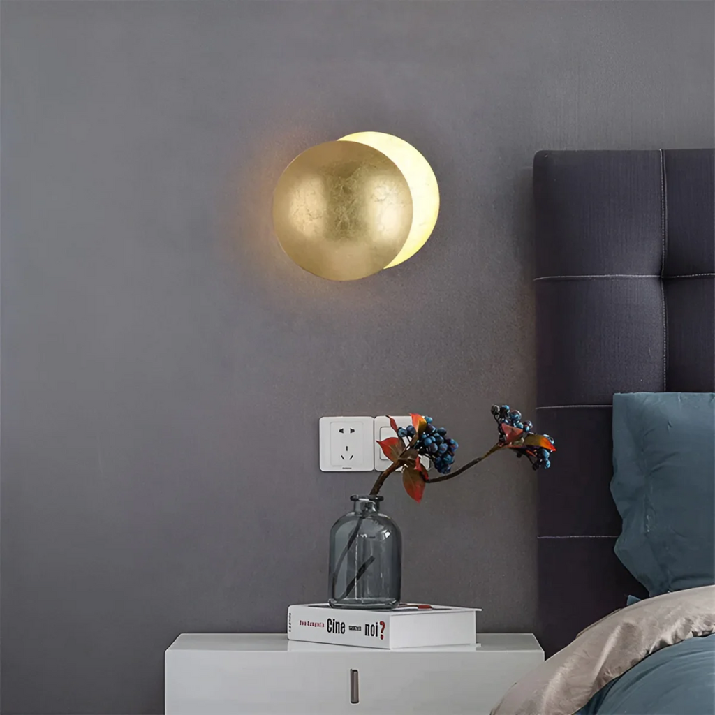 LuminaSphere 360 Degree Rotating LED Wall Lamp For Cozy Ambience