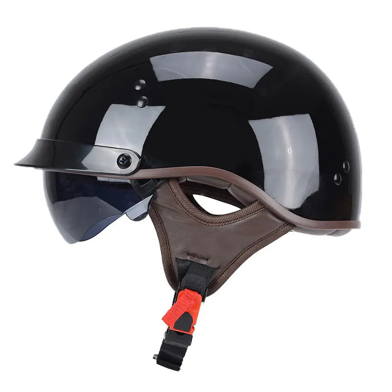 DOT Approved Chopper Sunglass Helmet With UV Visor And Lightweight Comfort