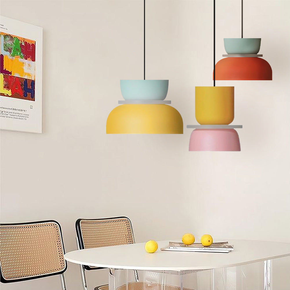 Nyra Acrylic Pendant Light With Multicolor Ball Shade, E27 Fitting, Three Modes