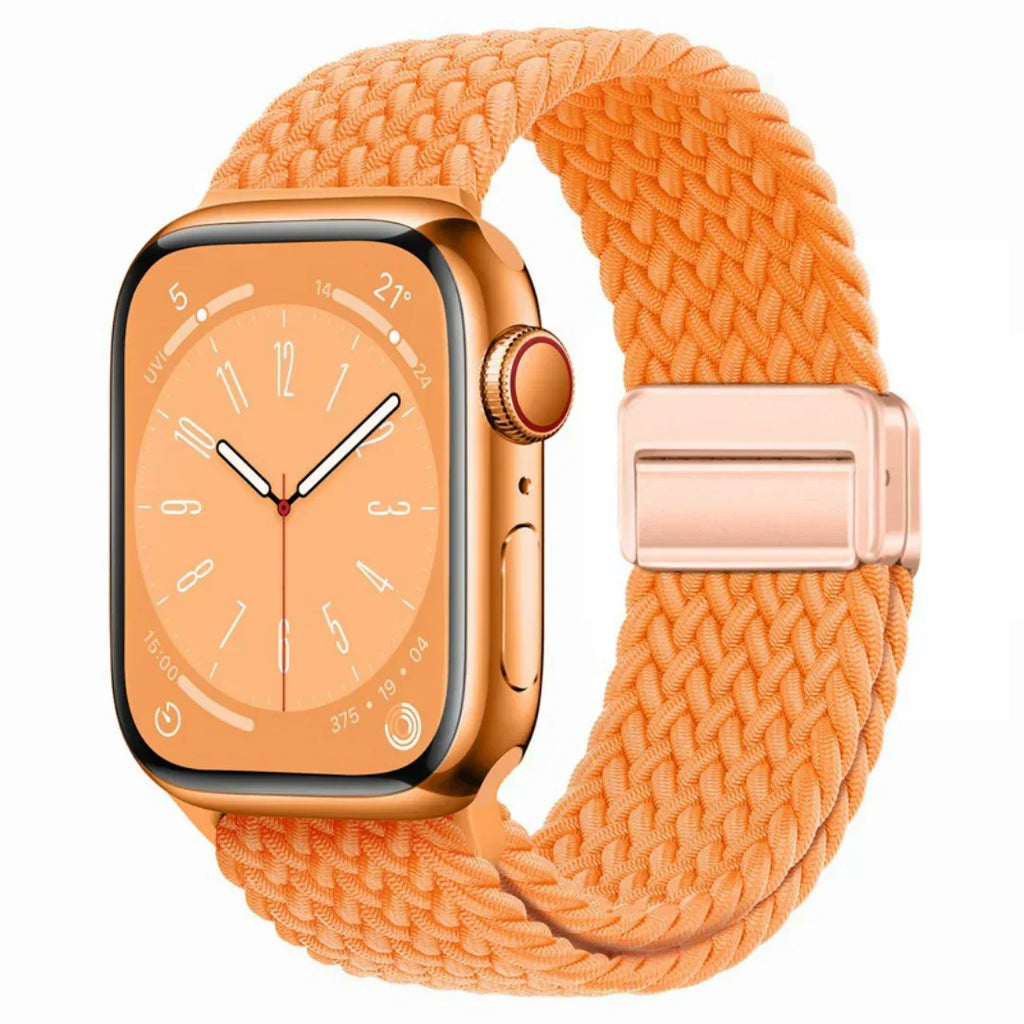 Bracelet Apple Watch avec fermeture magnétique en nylon pour un ajustement sécurisé