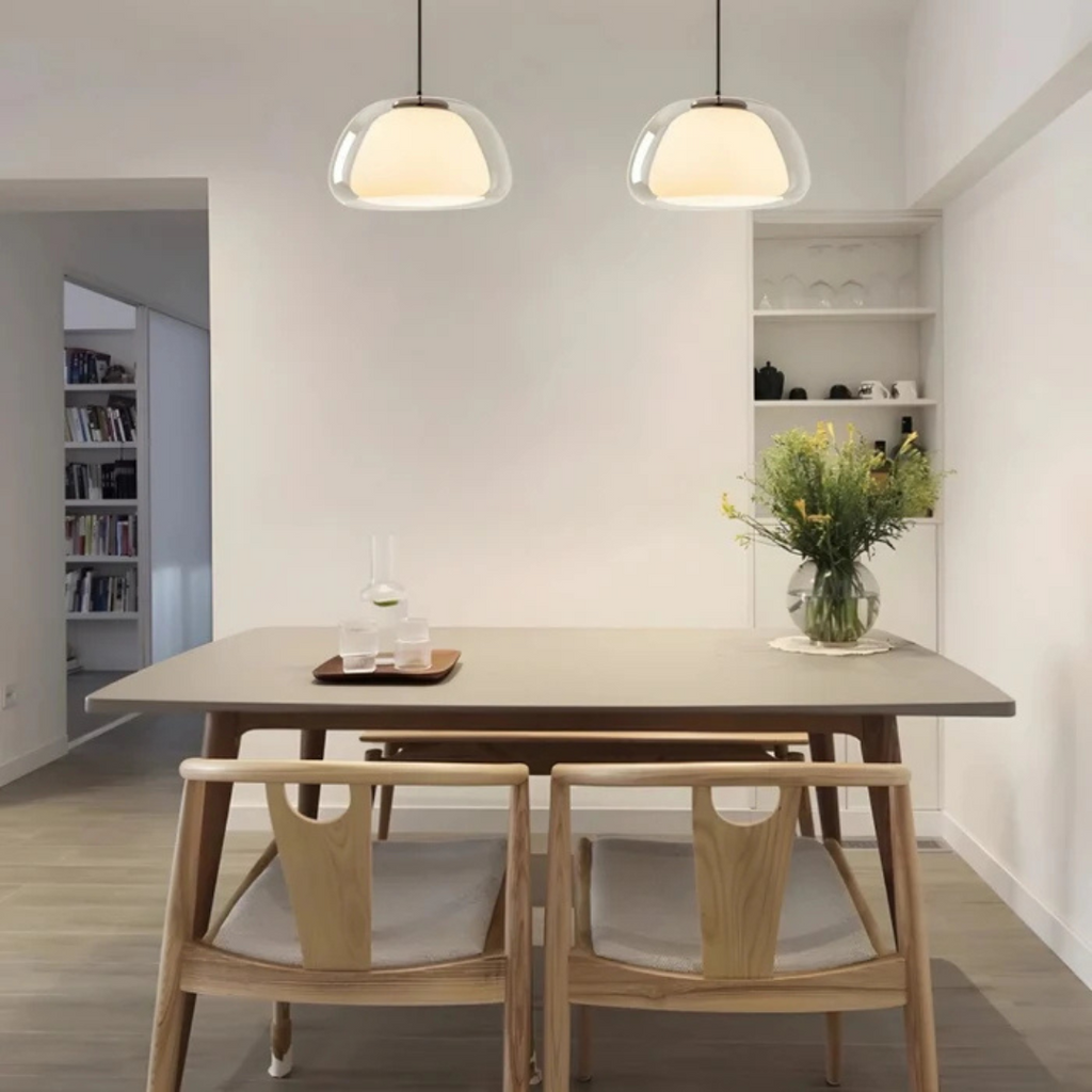 AstraGlow Moderne Frostet Pendel til Stue og Spisestue