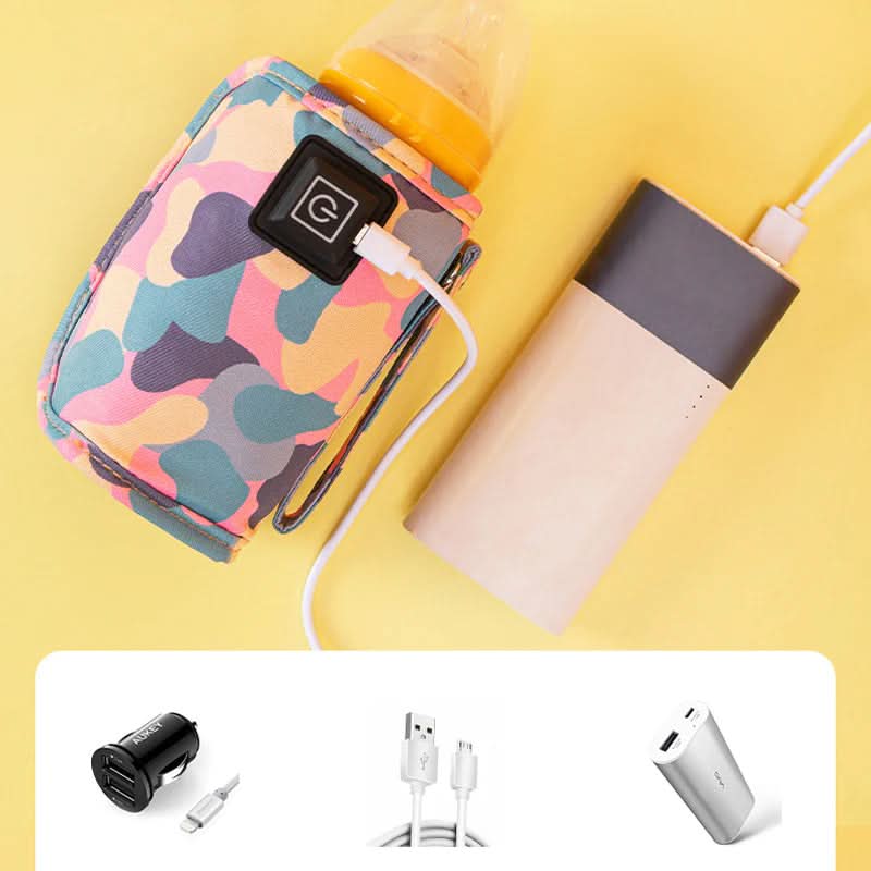 GlowBottle USB podgrzewacz do mleka do łatwego podgrzewania mleka w podróży