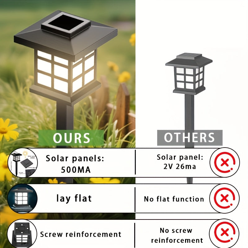 Multi Color Solar Lawn Pathway Lights