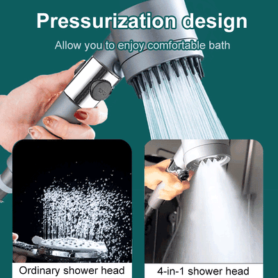 PulseJet Shower Head For Stronger Pressure And Cleaner Water For Your Bathroom