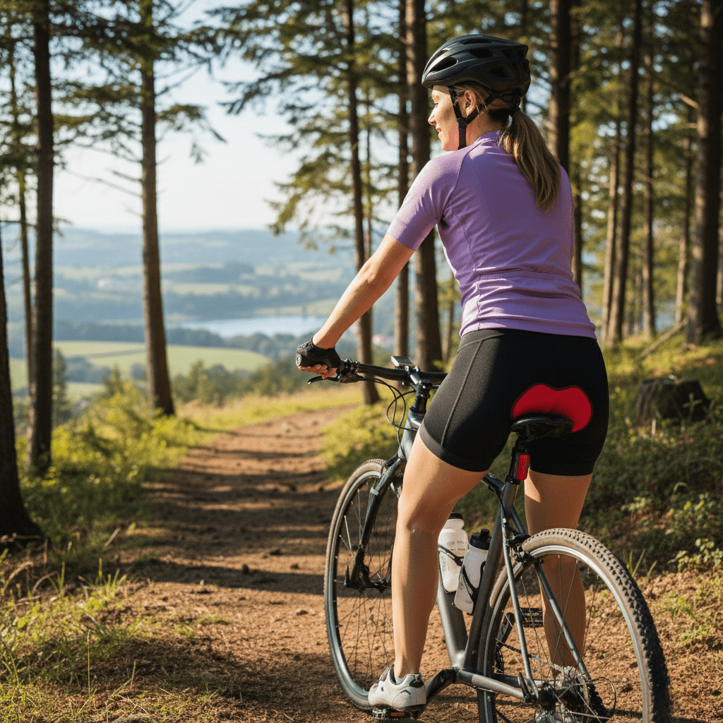 Pantaloncini da ciclismo PulseRide da donna con imbottitura in gel 4D