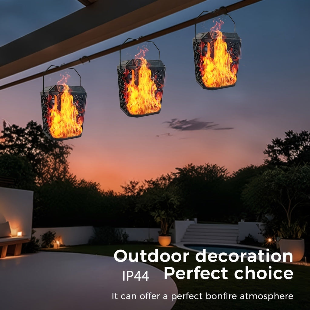 Flickering Solar Torch Lamp