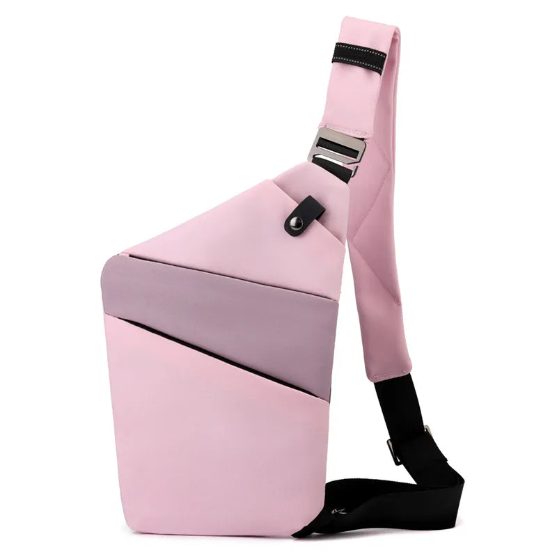 Sac bandoulière de voyage sécurisé avec design anti-vol pour des déplacements en toute sécurité