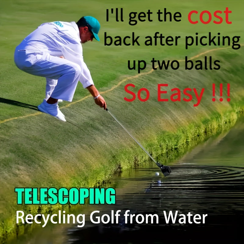 Telescopic Stainless Steel Golf Ball Retriever
