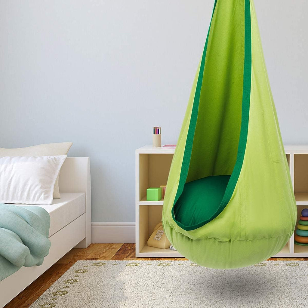 Cadeira Suspensa Infantil com Almofada para Uso Interior e Exterior