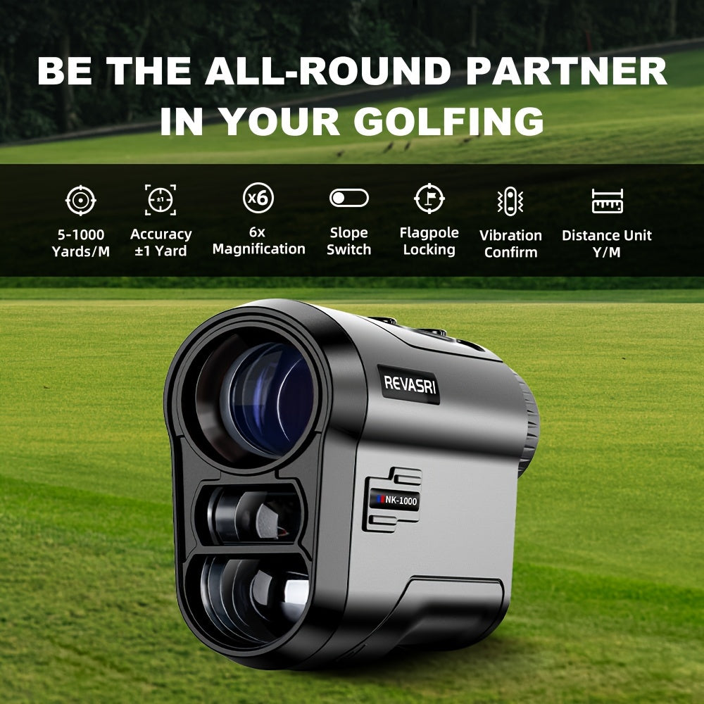 Genopladelig golfafstandsmåler med USB