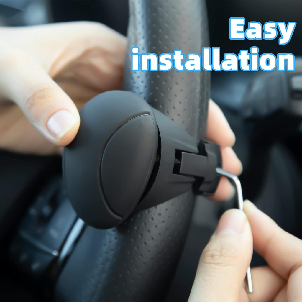 FlowGrip Ergonomic Steering Wheel Spinner Knob For Smooth Driving
