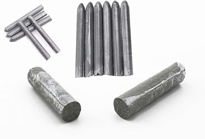 Kit di riparazione in alluminio da 10 pezzi per superfici metalliche con torcia o accendino
