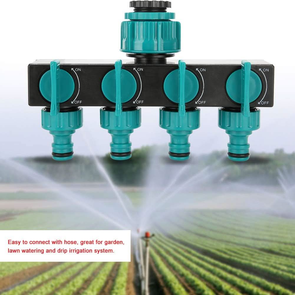 AquaFlow čtyřcestný rozdělovač zahradní hadice pro flexibilní zavlažování