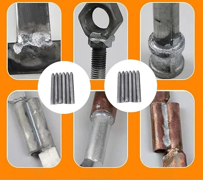 Kit di riparazione in alluminio da 10 pezzi per superfici metalliche con torcia o accendino