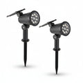 RGB Solar Spotlight Set for Trees and Backyard Decor