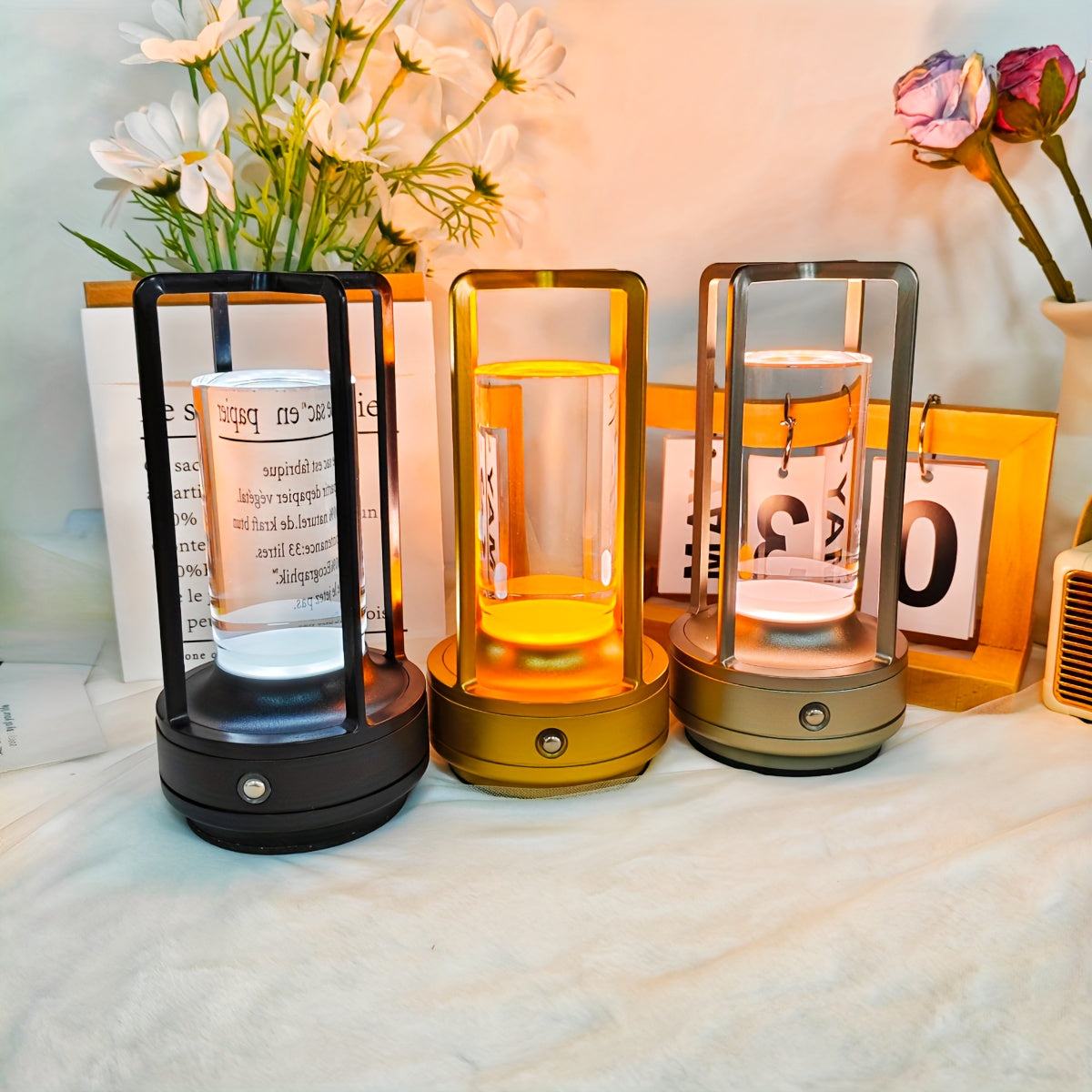 Rechargeable Vintage Table Lamp