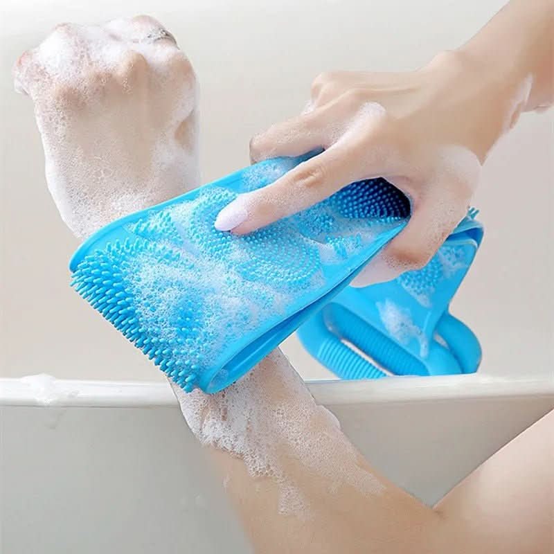 GlowWave Silicone Body Scrub Brush For Smooth And Radiant Skin
