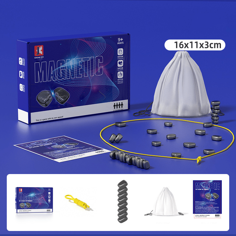 BrainWiz Magnetisches Schachspiel für clevere Köpfe unterwegs