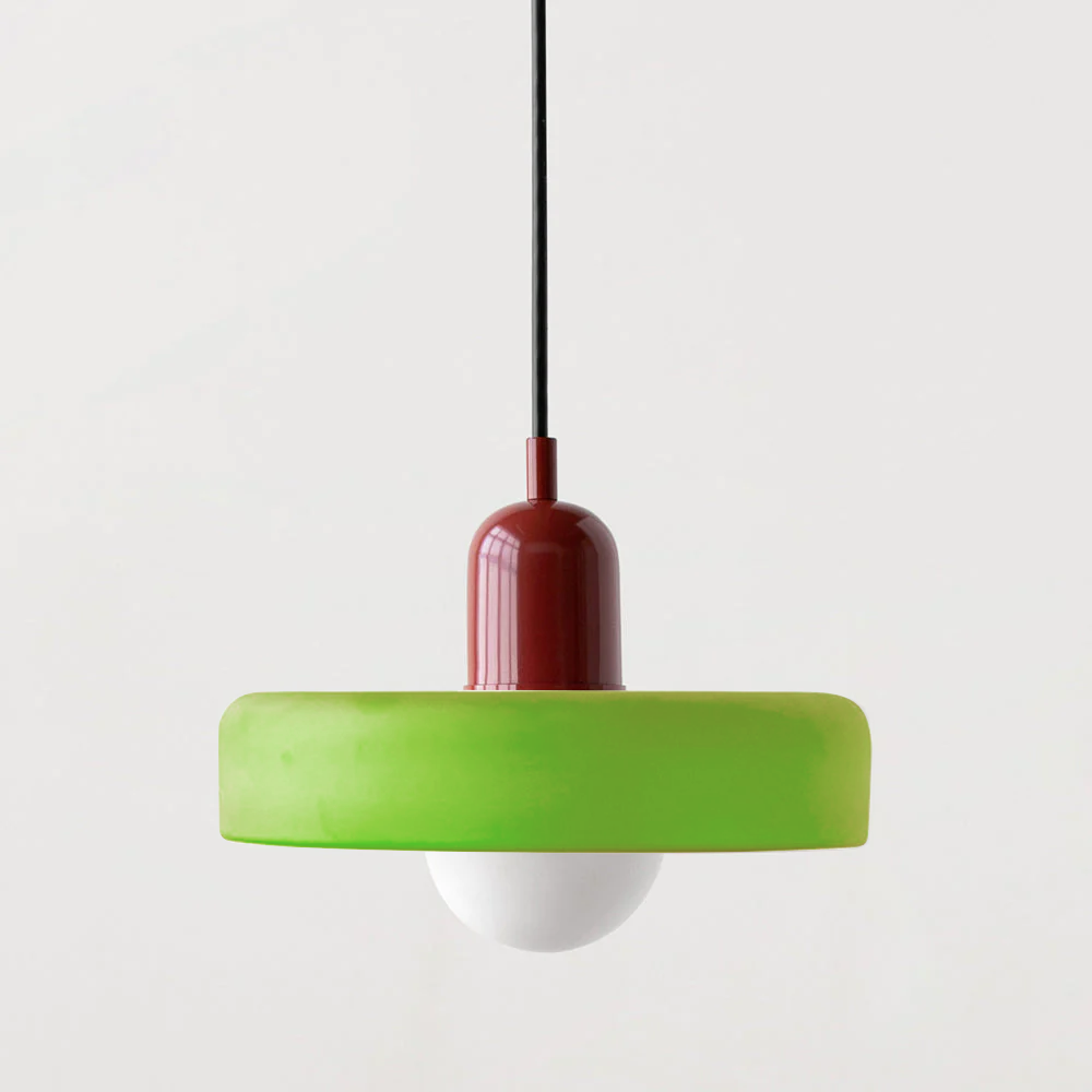 Bauhaus Colored Glass Pendant Light For Modern Homes