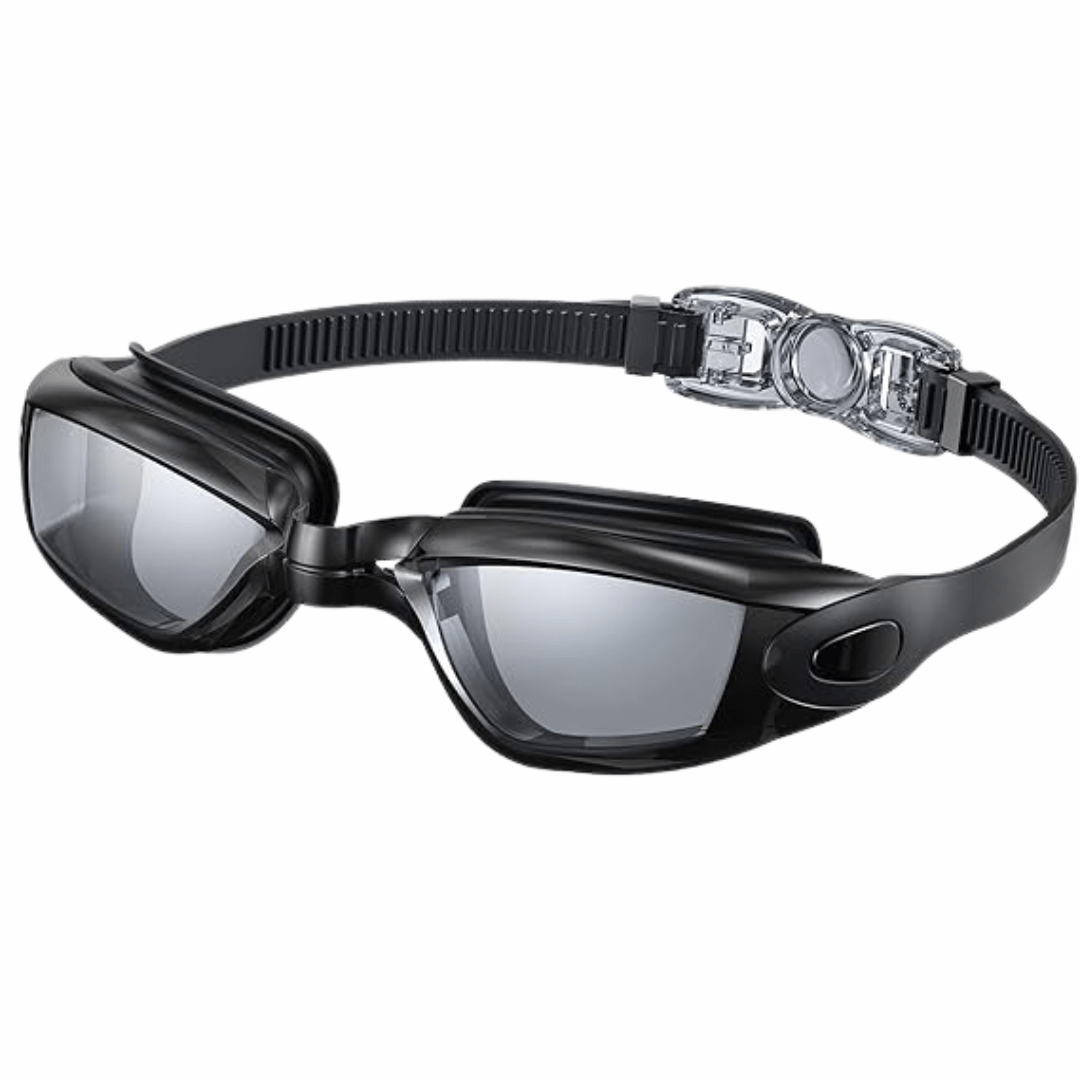 AquaGlide Anti-Fog Swimming Goggles For Optimal Vision And Comfort