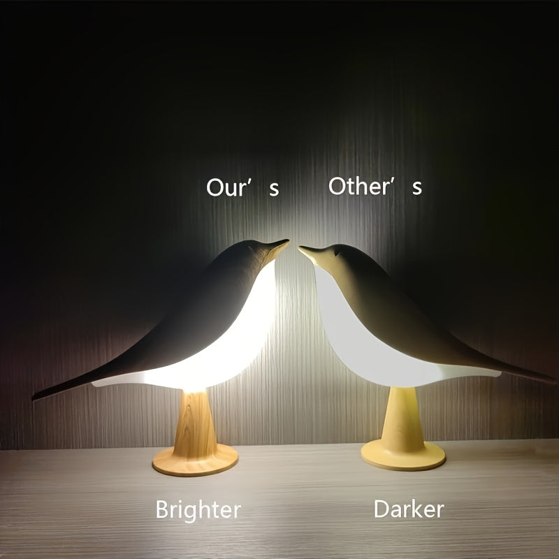 Minimalist Bird Lamp for Cozy Holiday Home Decoration