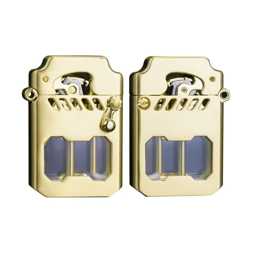 ForgeFlare Windproof Lighter With Gear Mechanism And Style