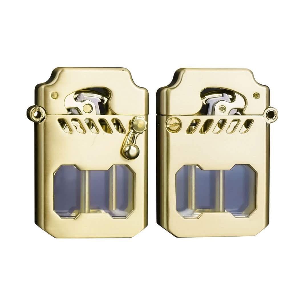 ForgeFlare Windproof Lighter With Gear Mechanism And Style