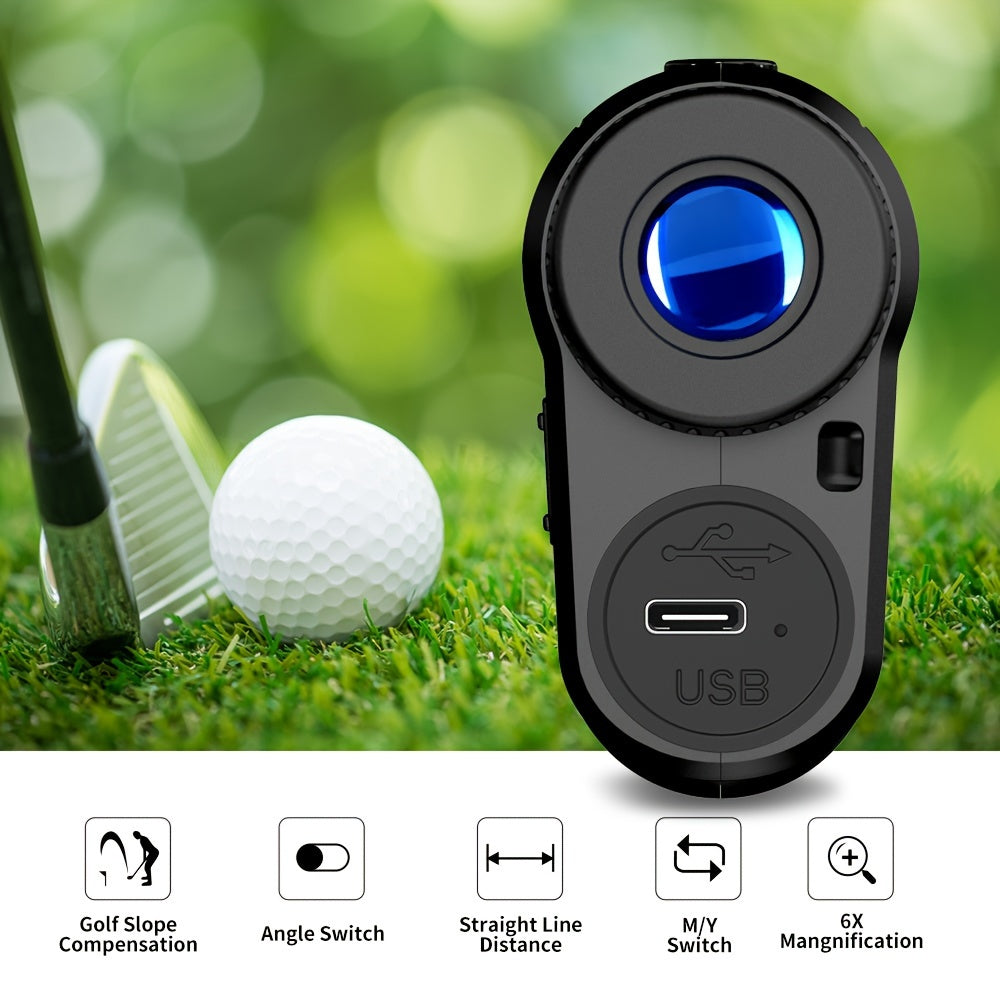 Genopladelig golfafstandsmåler med USB