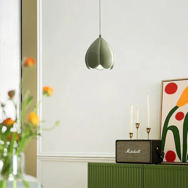 Marenelle Cream Glass Pendant Light With Subtle Warm Glow