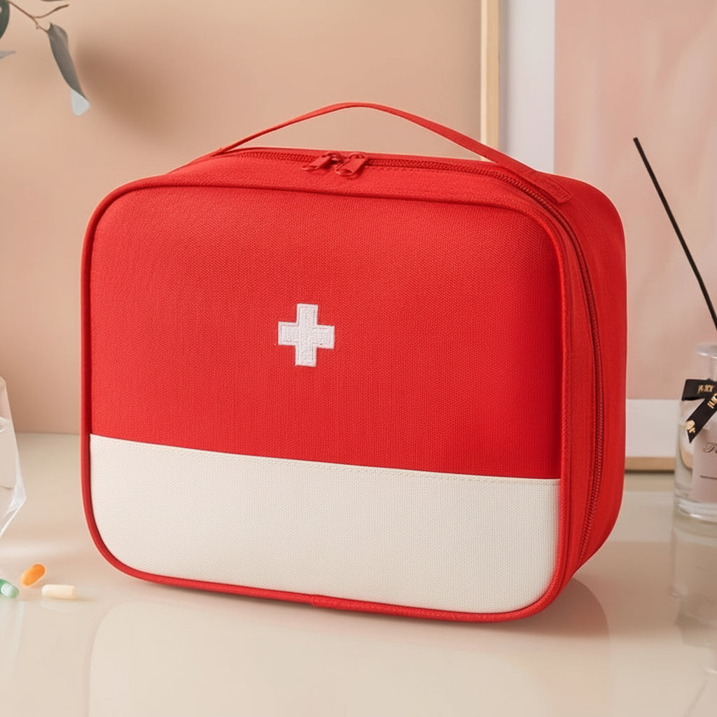 Borsa organizer per pronto soccorso XL per una conservazione medica strutturata a casa o in viaggio