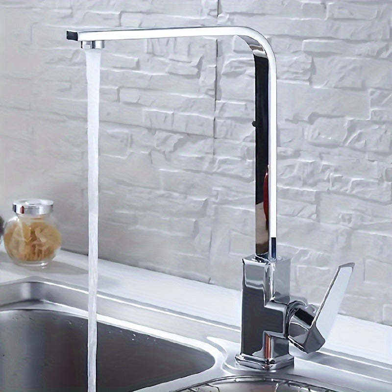 Rubinetto da cucina girevole con acqua calda e fredda