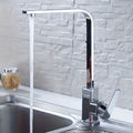 Rubinetto da cucina girevole con acqua calda e fredda