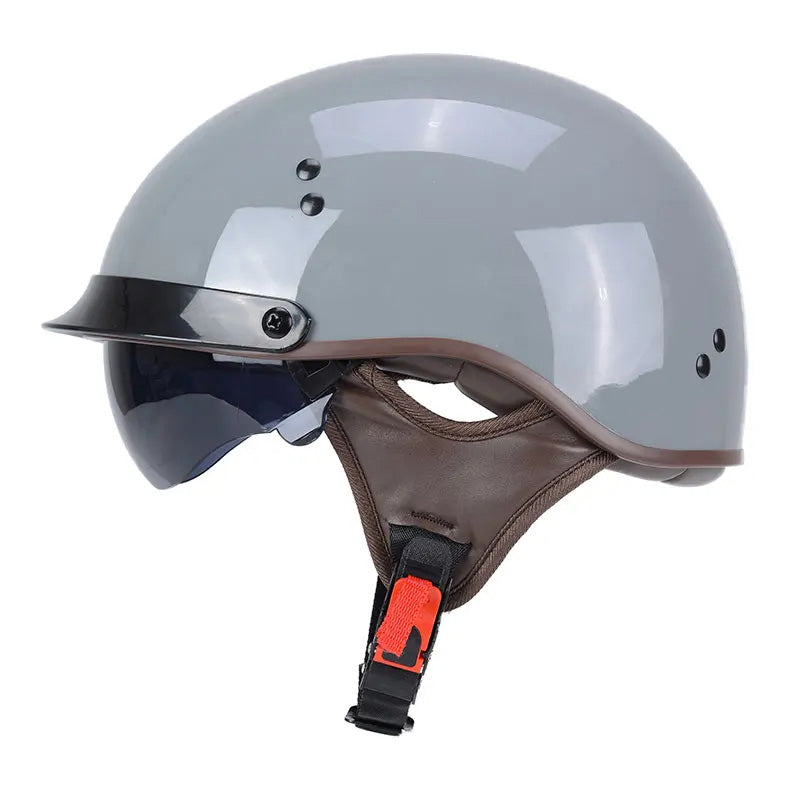 DOT Approved Chopper Sunglass Helmet With UV Visor And Lightweight Comfort