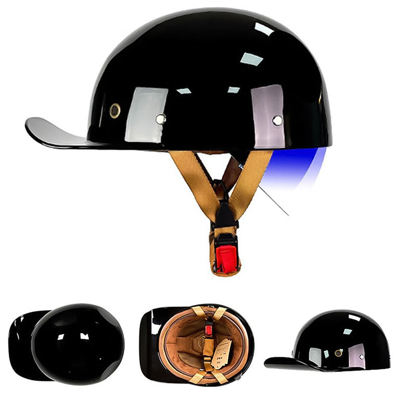 Classic Baseball Style DOT Approved Motorcycle Helmet For Riders