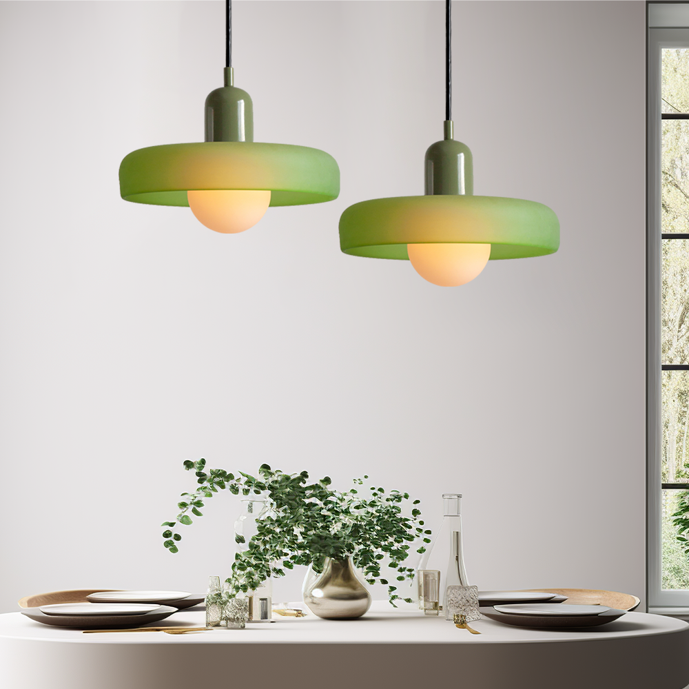 Bauhaus Colored Glass Pendant Light For Modern Homes