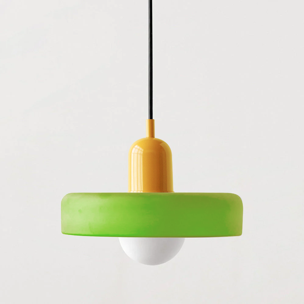 Bauhaus Colored Glass Pendant Light For Modern Homes