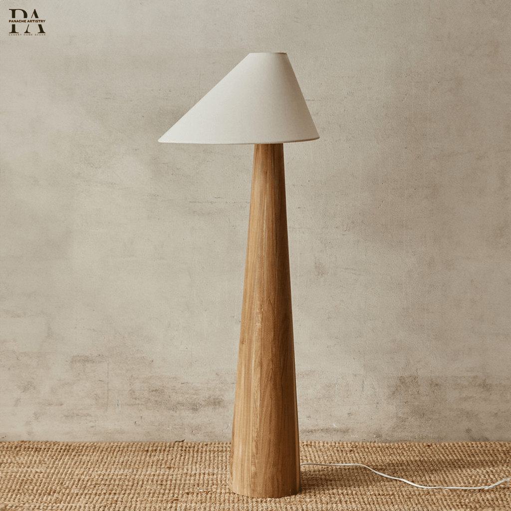Astra Bali Klidná stojací lampa | Masivní dřevo, teplé LED světlo