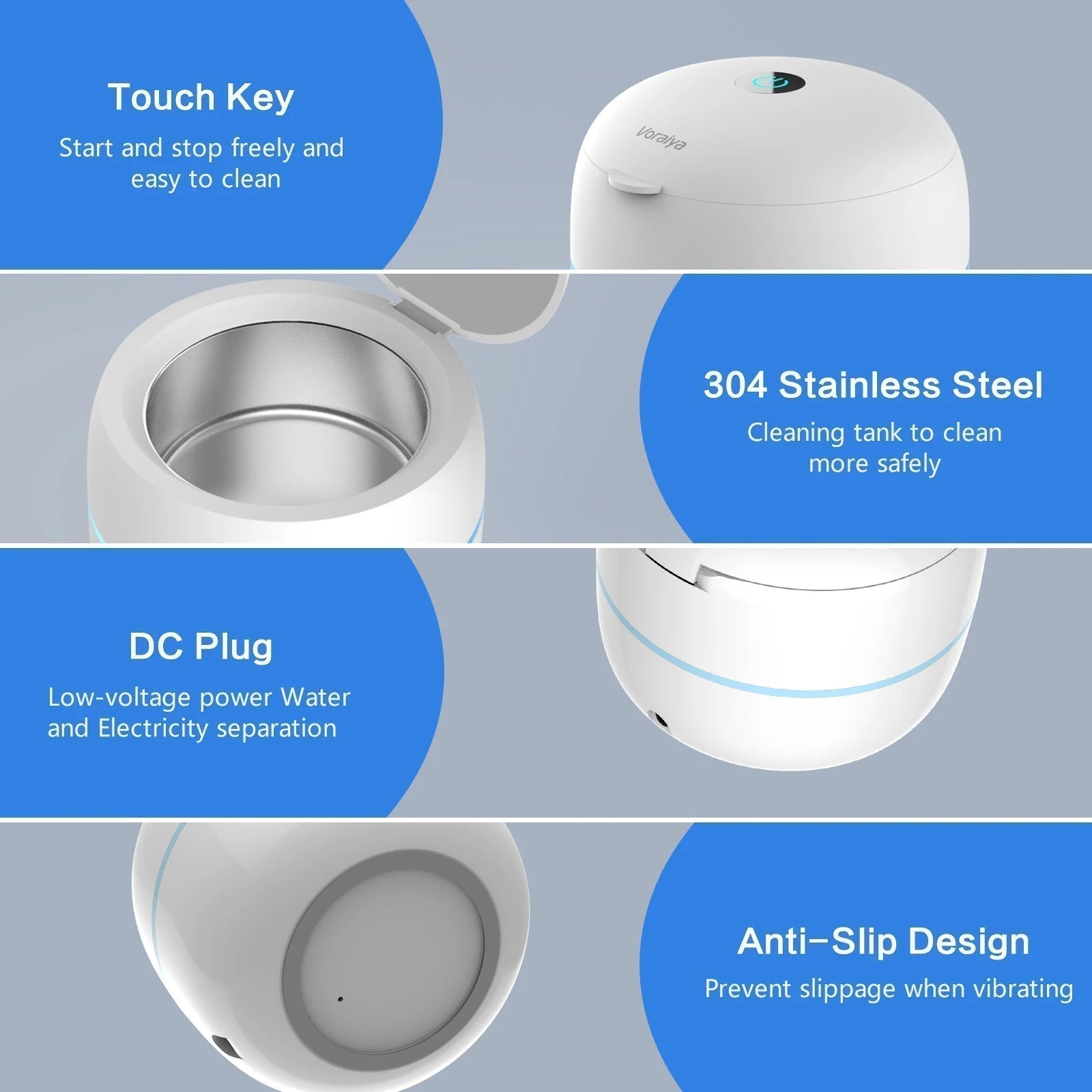 SuperUltraCleaner Cordless Denture Cleaner With Ultrasonic Tech