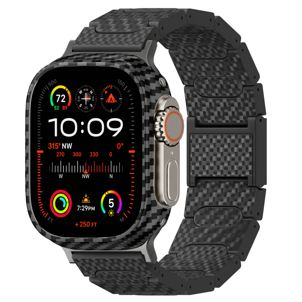 Řemínek z uhlíkových vláken T01 pro chytré hodinky a fitness náramky