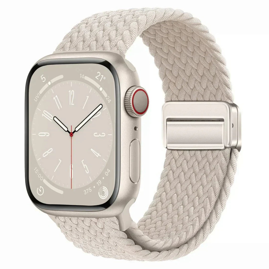 Bracelet Apple Watch avec fermeture magnétique en nylon pour un ajustement sécurisé