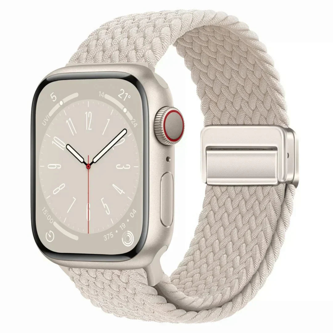 Bracelet Apple Watch avec fermeture magnétique en nylon pour un ajustement sécurisé