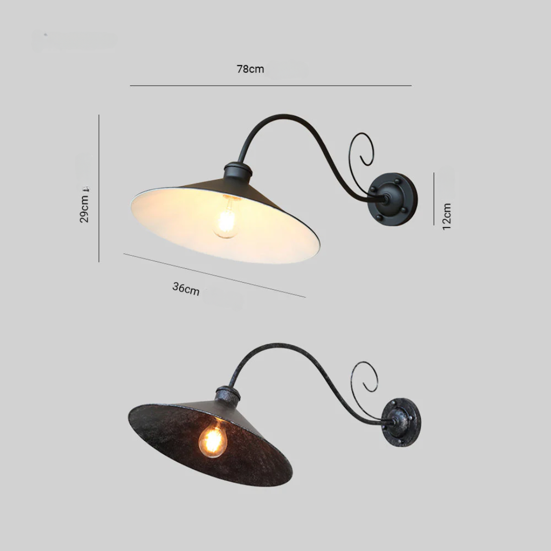 Vintage Outdoor Wall Light From Brightoak With IP65 LED Compatibility