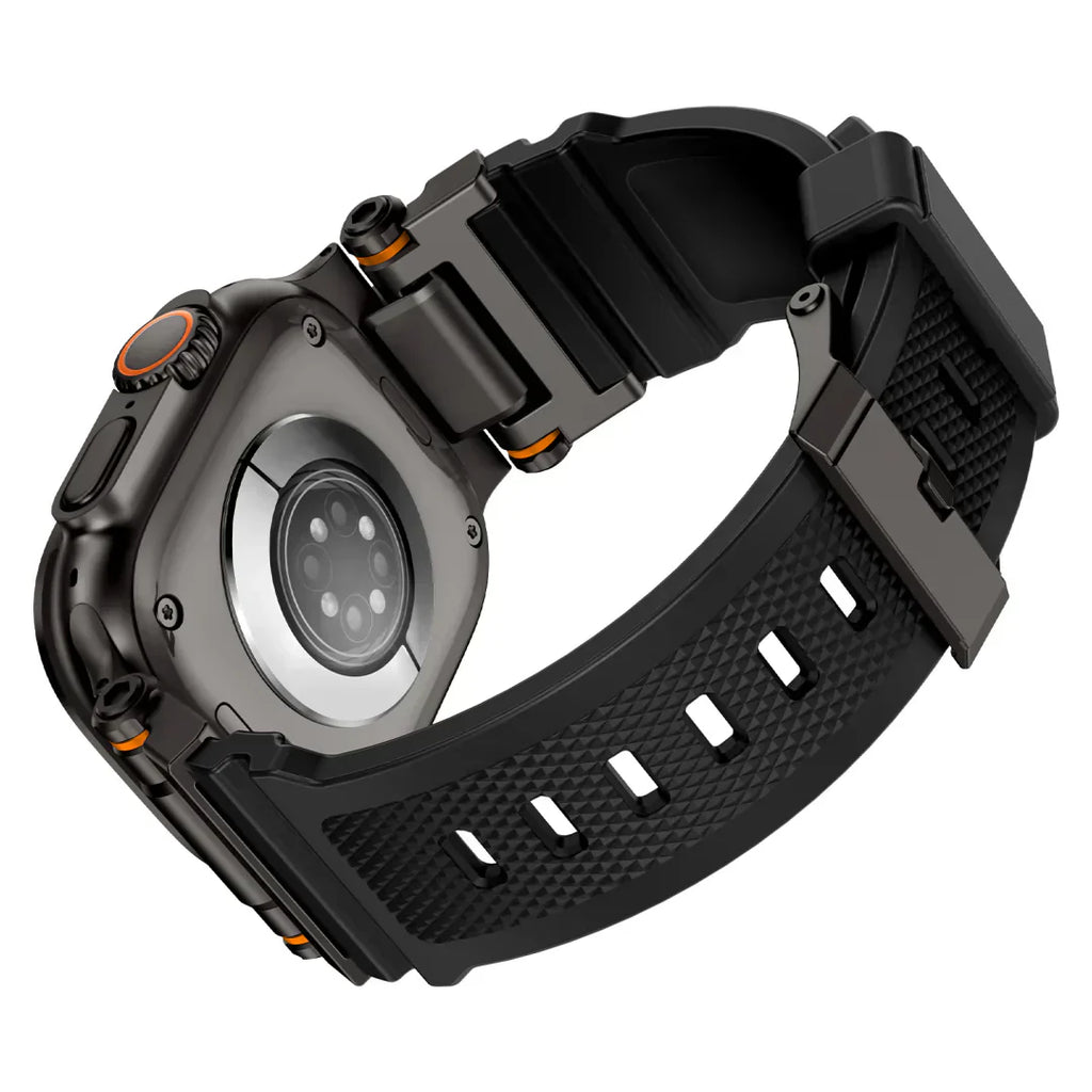 Silikonový řemínek Mecha Design kompatibilní s Apple Watch pro každodenní pohodlí