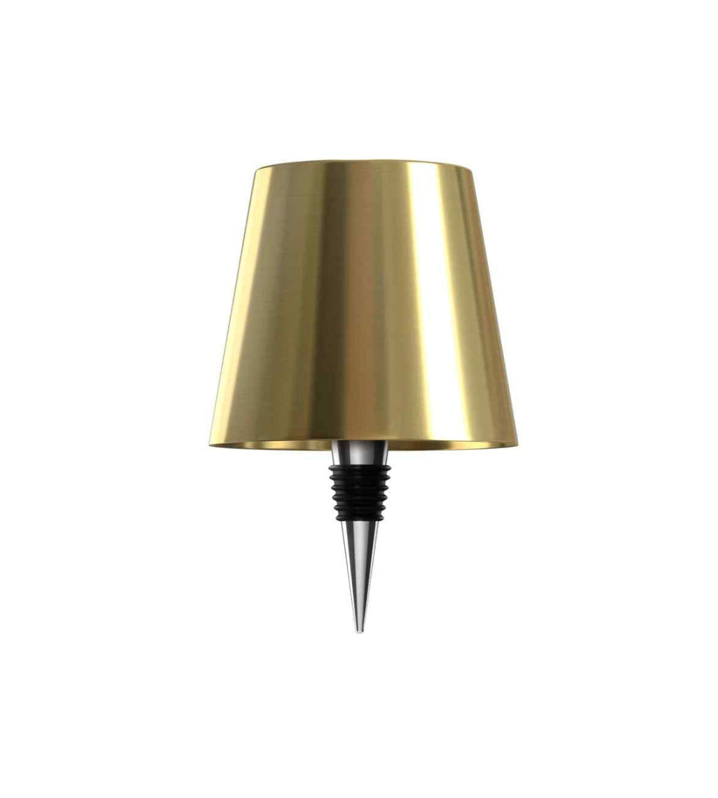 Aluminium LED-fleslamp, oplaadbare tafellamp voor wijnflessen, warm licht