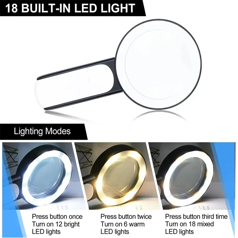 BrightLens 30x nagyító időseknek és olvasáshoz | Fervei