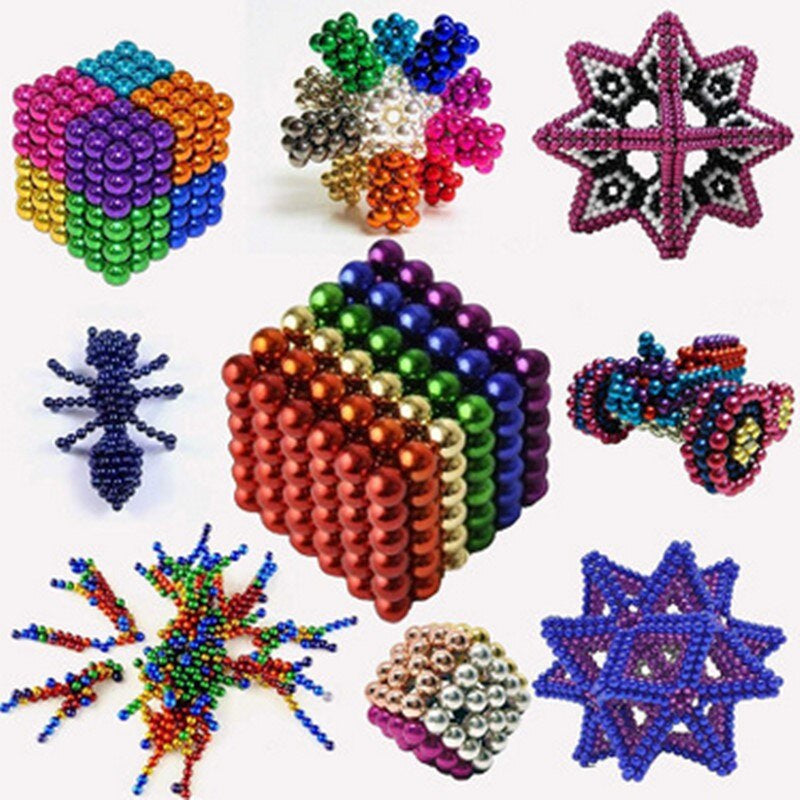 مجموعة خرز مغناطيسية من Magnet Toys للعب الإبداعي والبناء الممتع