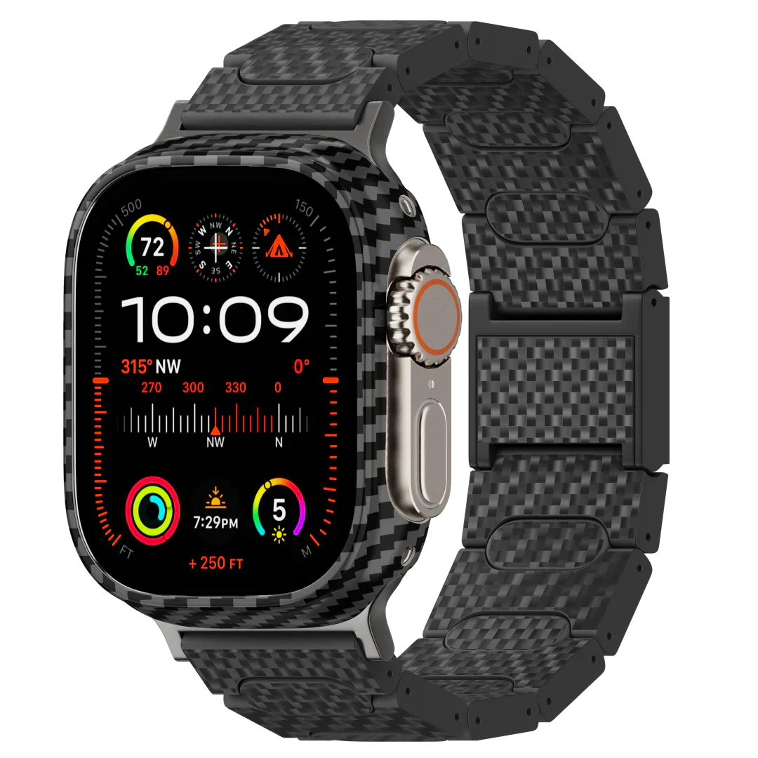 Řemínek z uhlíkových vláken T01 pro chytré hodinky a fitness náramky