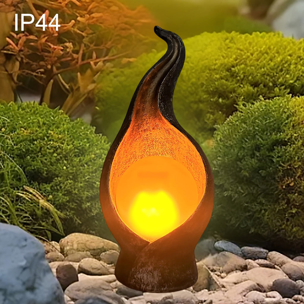 Solar Flame Garden Lamp