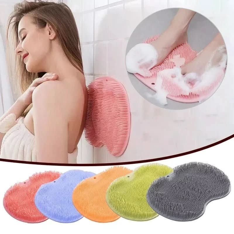 AquaPulse Kartáč na nohy a záda pro exfoliaci a čištění s přísavkami