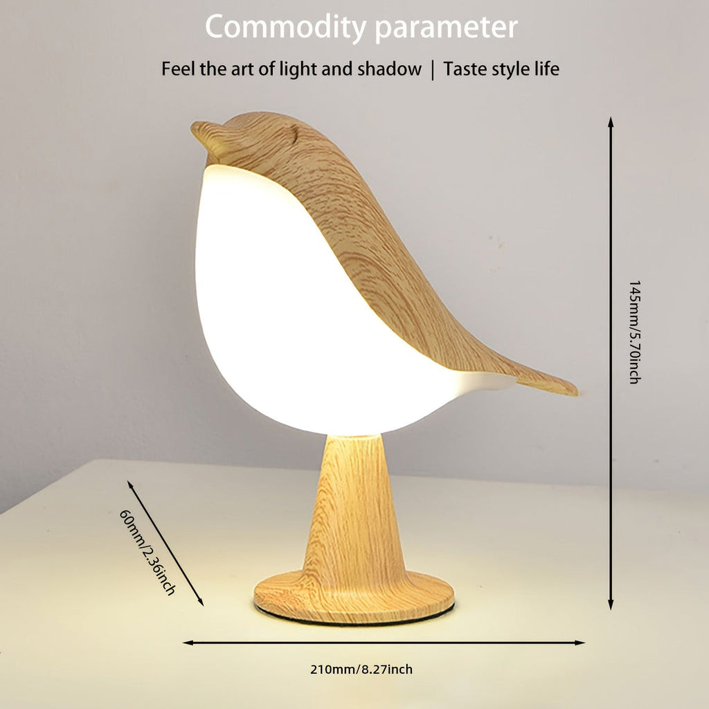 Minimalist Bird Lamp for Cozy Holiday Home Decoration